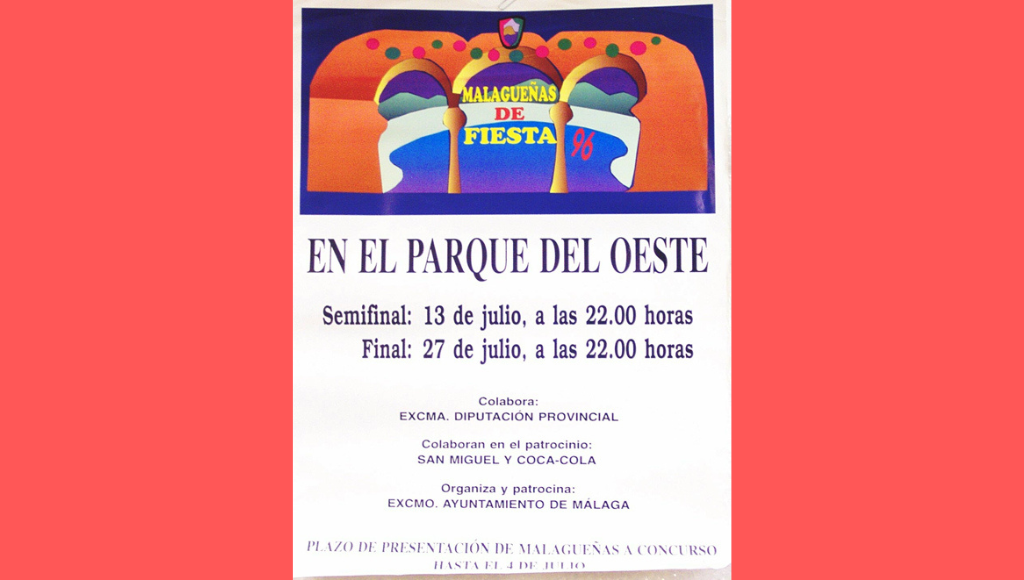 Certamen Malagueñas de Fiesta 1996